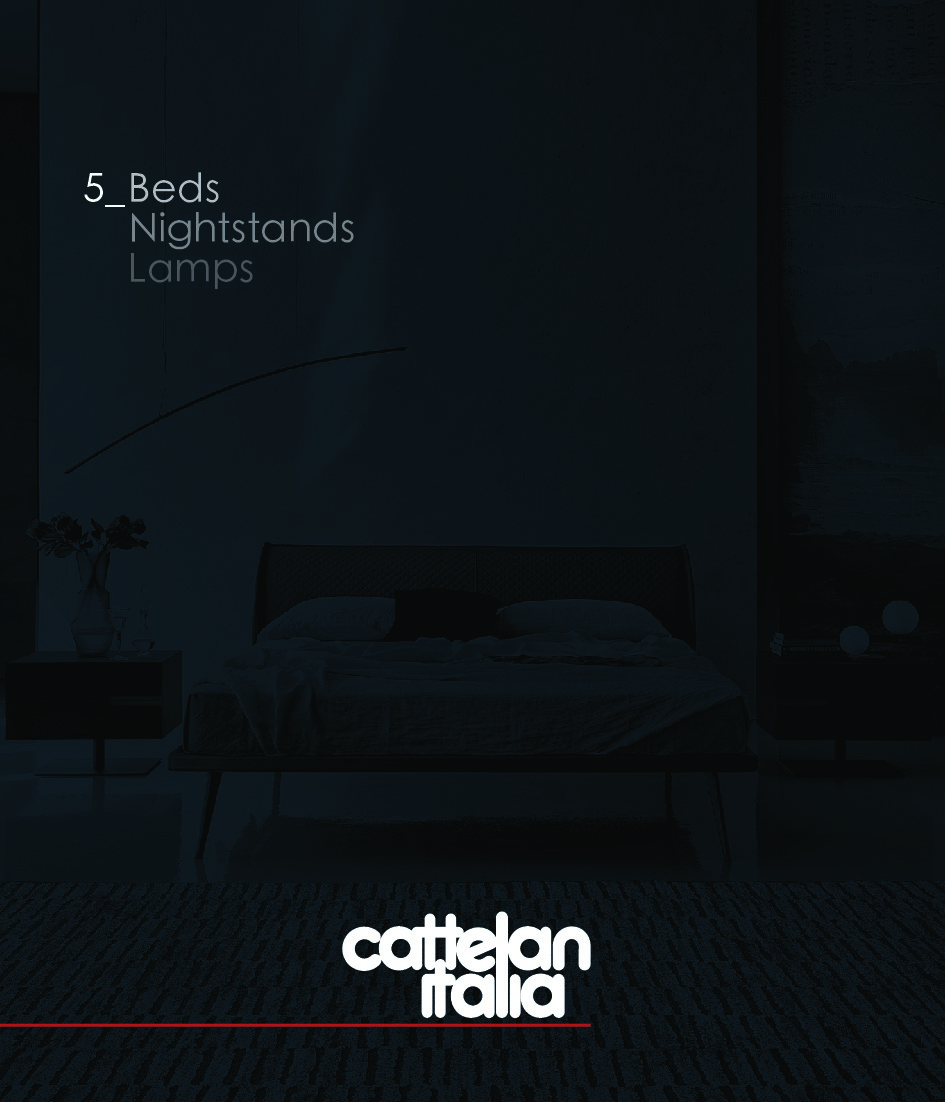 Каталог освещения и мебели для спальни Cattelan Italia