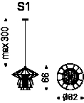 ZEPPELIN - ø62x66h - S1